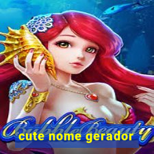 cute nome gerador